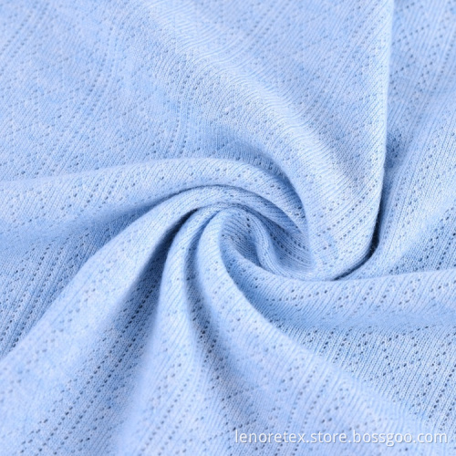 Polyester Rayon Nylon Sticka Jacquard Rib Fabric